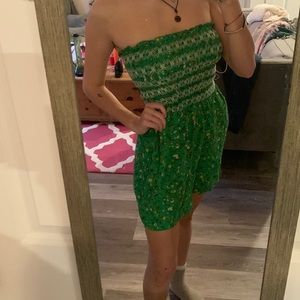 fun strapless romper